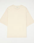 POLLIN Signature 05 oversized T-shirt in ecru, back view